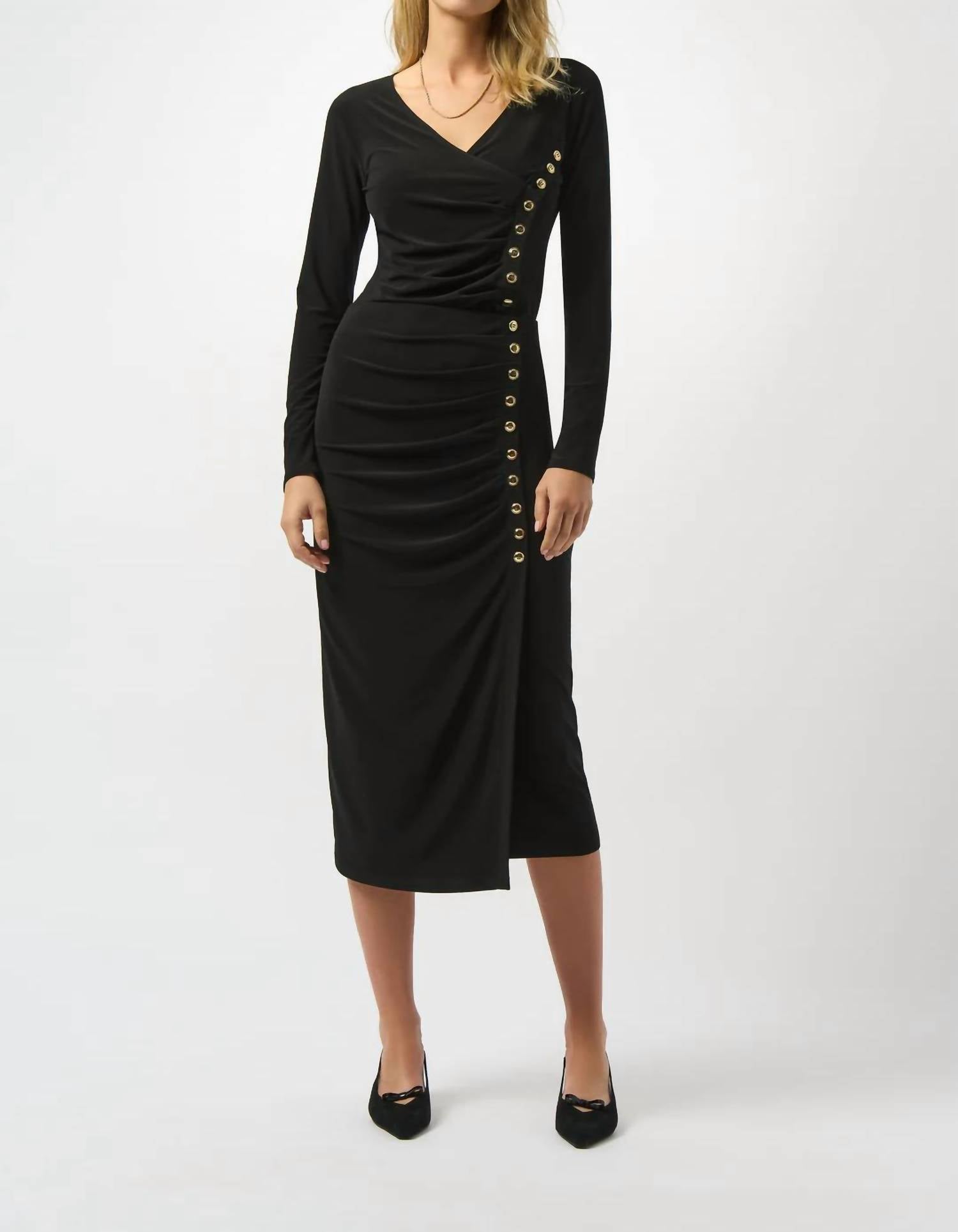 Joseph Ribkoff - Embellished Pull On Pencil Skirt