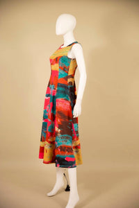 Samuel Dong - Women's Knit Sleeveless Long Dress