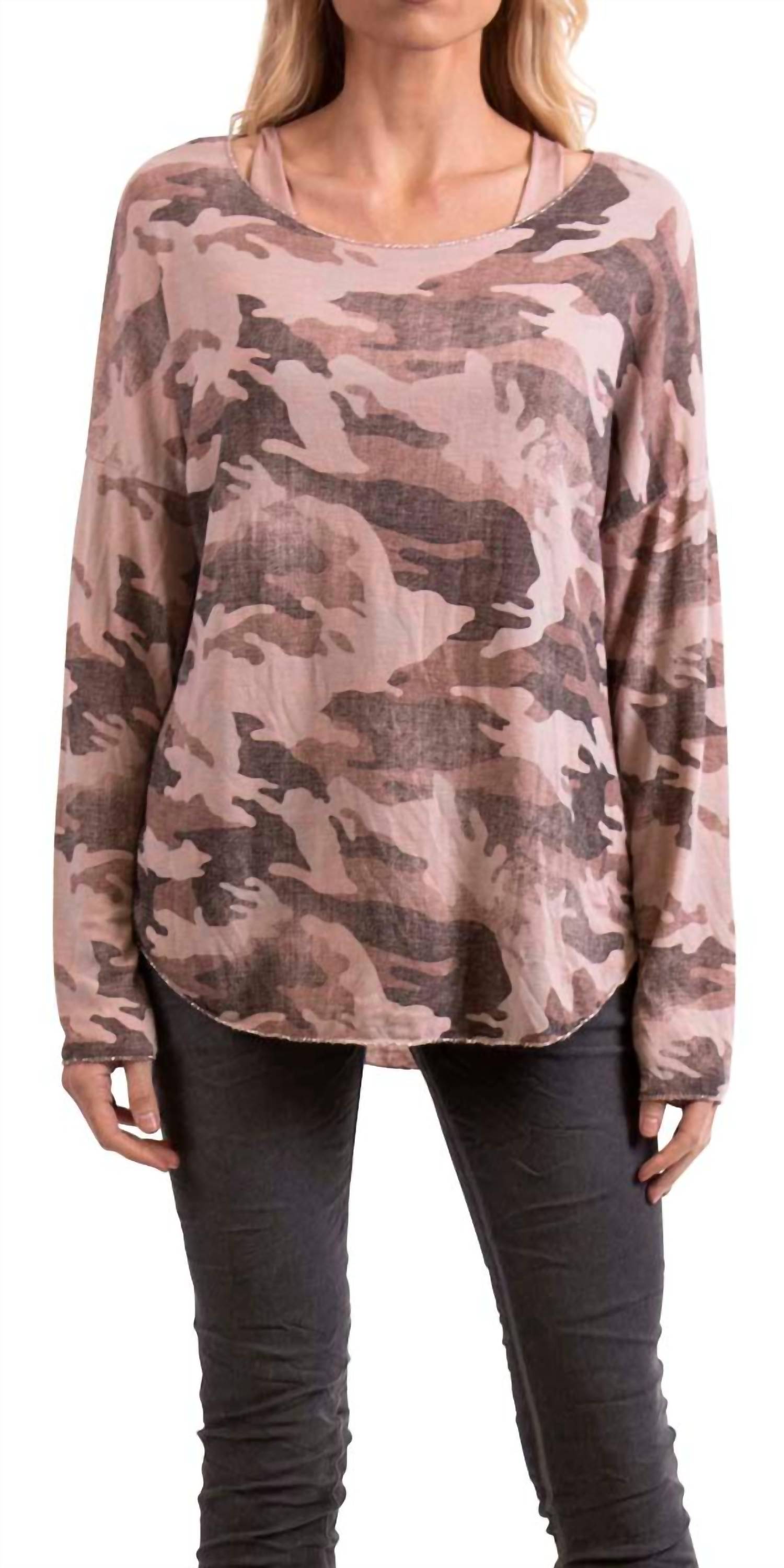 Gigi Moda - Vittoria Camo Sweater