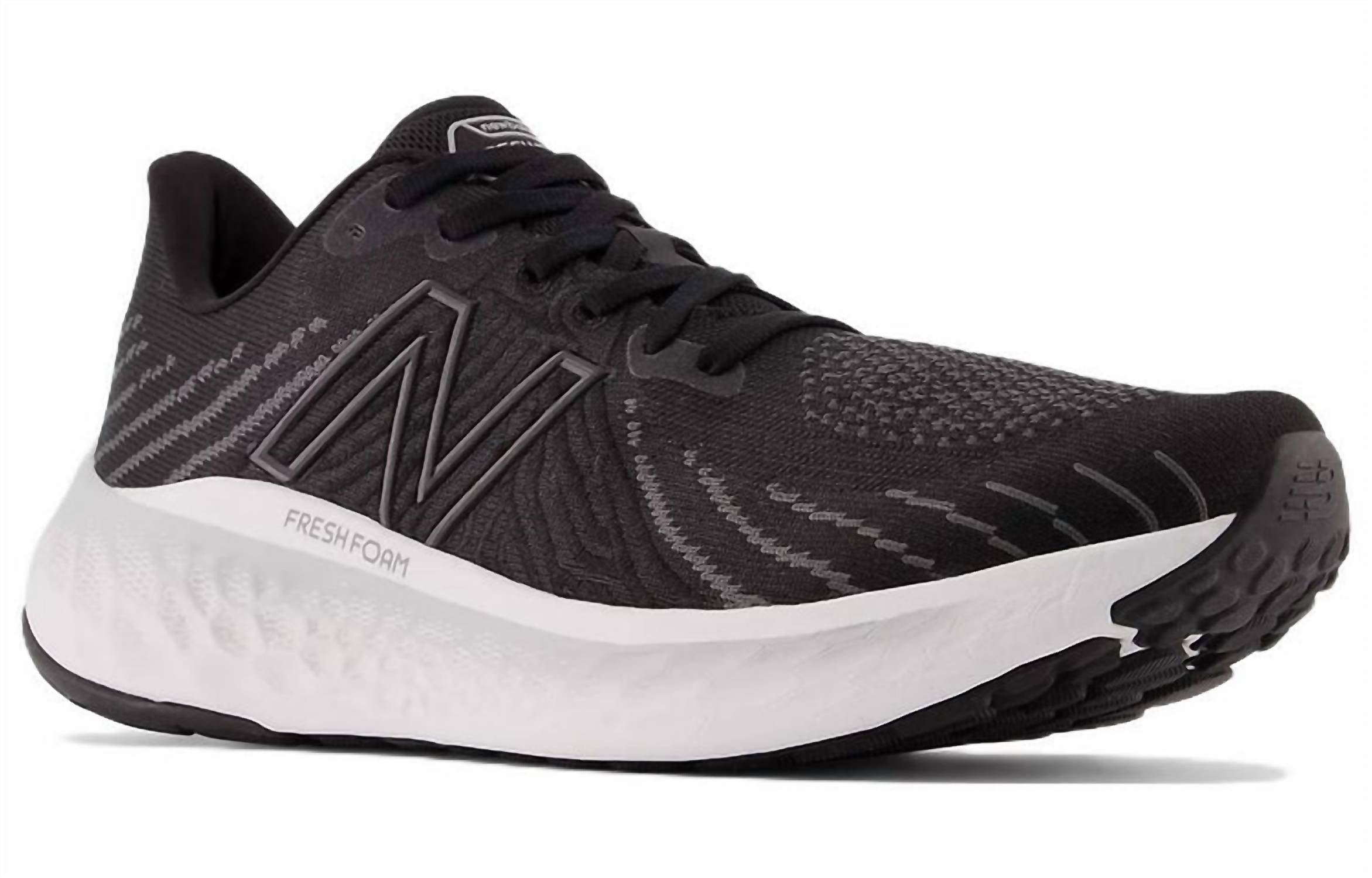New Balance Men's Fresh Foam X Vongo V5 Running Shoes in black phantom steel - men's shoe