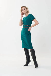 Joseph Ribkoff - STUDDED SHEATH KNEE-LENGTH DRESS