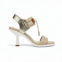Nerogiardini - Women's Bungee Leather Dress Sandals