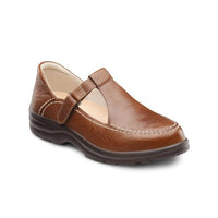 Dr. Comfort Shoes Women's Lulu Diabetic Casual Shoe in chestnut - women's flats