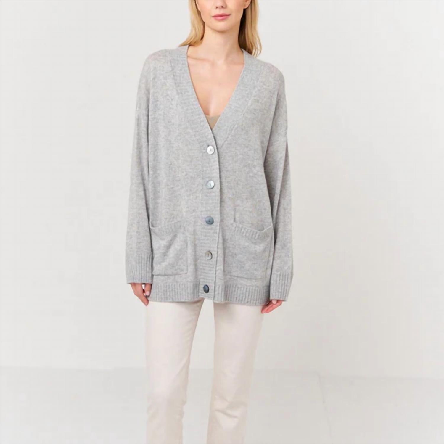 Brodie Cashmere - Embroidered Eye Cashmere Cardigan