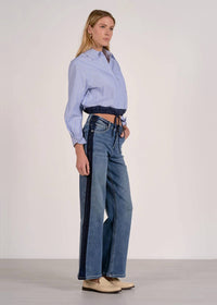 Elan - Lana Cinched Button Down Top