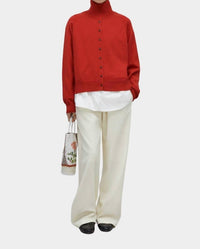 Cordera - Merino Wool Buttoned Sweater