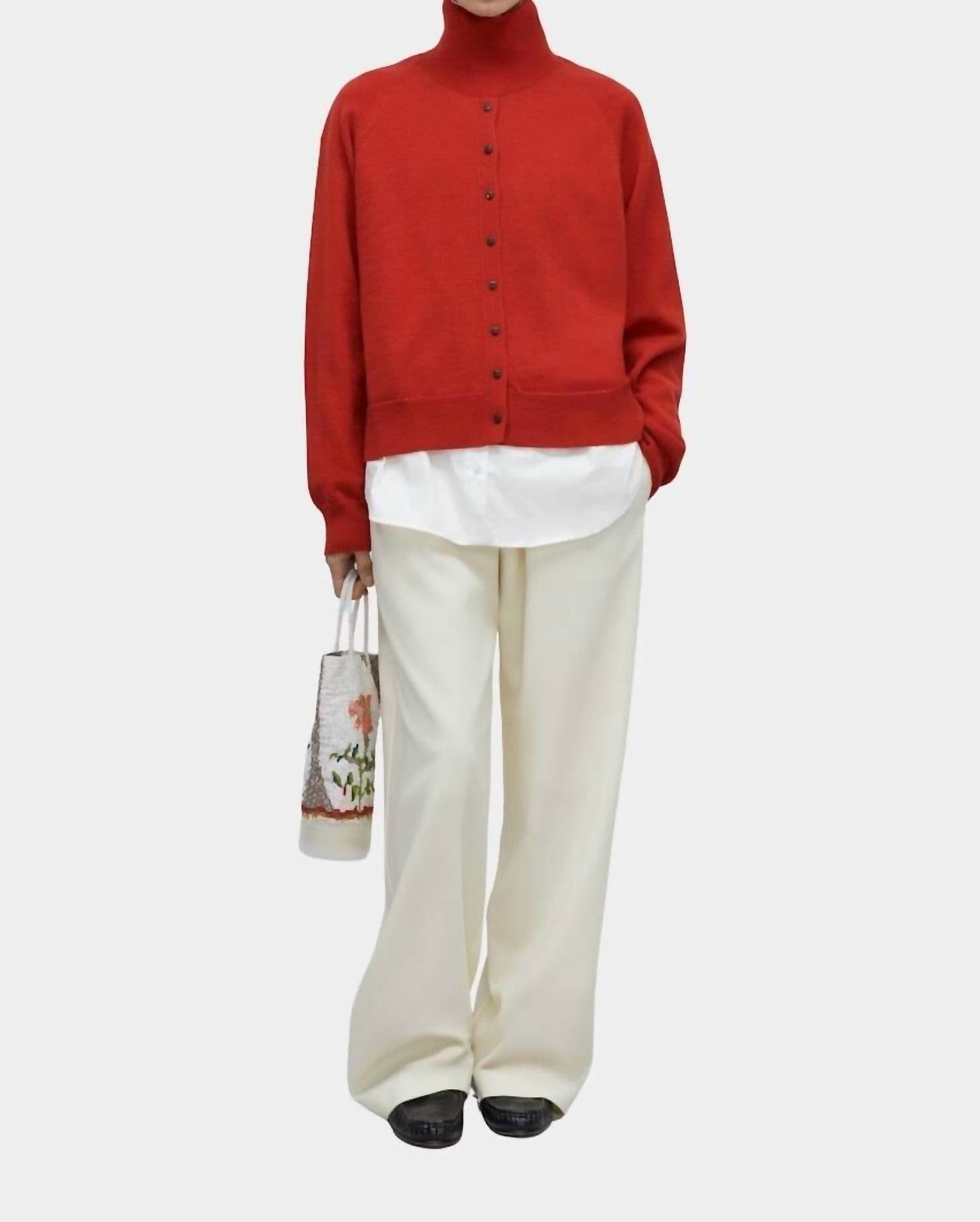 Cordera - Merino Wool Buttoned Sweater