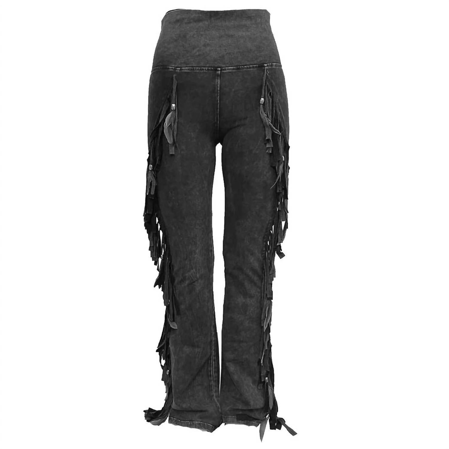 Pat Dahnke - Women's Chap Full Fringe And Feathers Pants