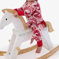 Rufflebutts - Girls Convertible Ruffle One Piece Footie Pajama
