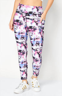 Dkny - Printed High-waist 7/8 Legging