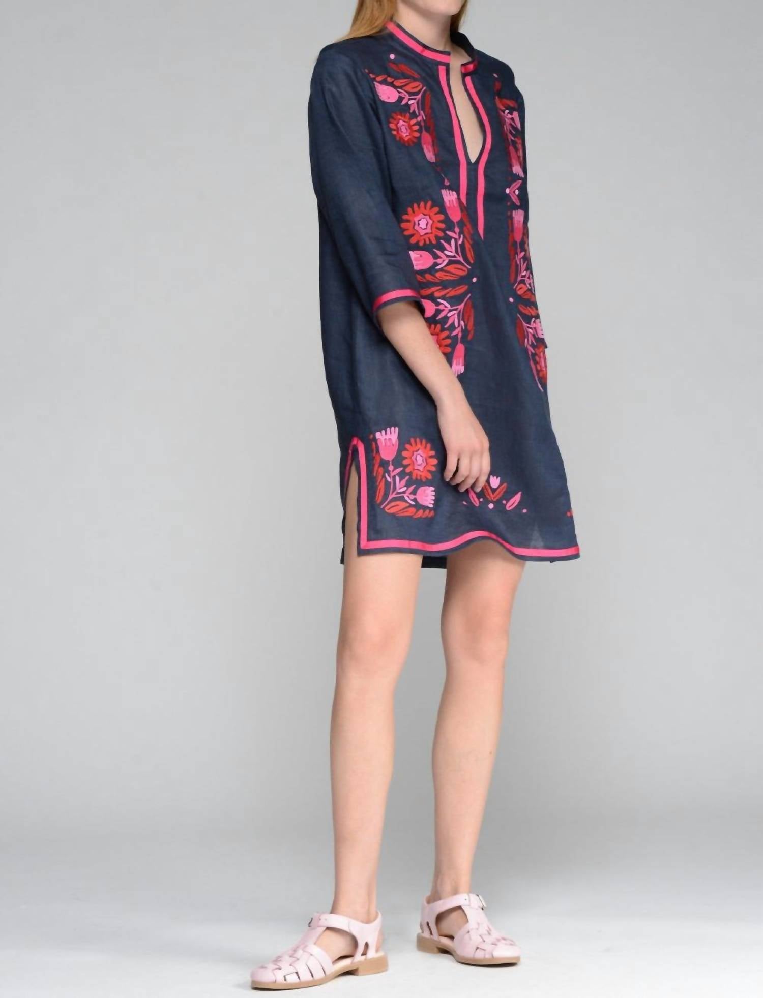 Vilagallo - Embroidered Dilletta Dress