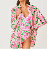 Lilly Pulitzer - Kwitney Long Sleeve Cotton Cover-up