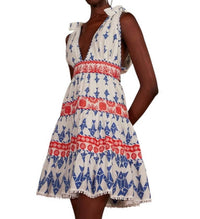 Farm Rio - Graphic Fishes Mini Dress