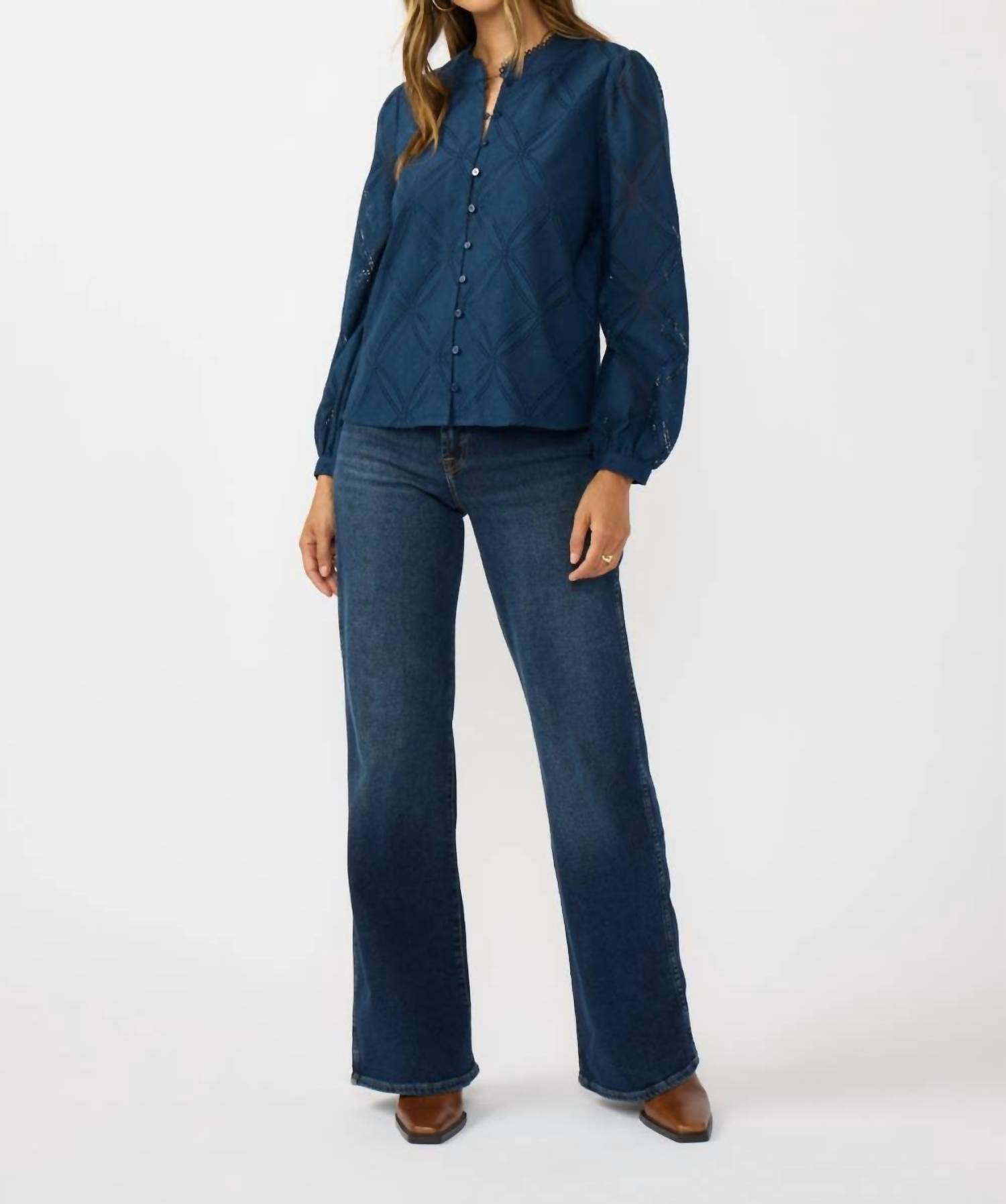 Lovestitch - Lace Button Blouse