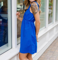 Lovestitch - Feelings Are Mutual Linen Mini Dress