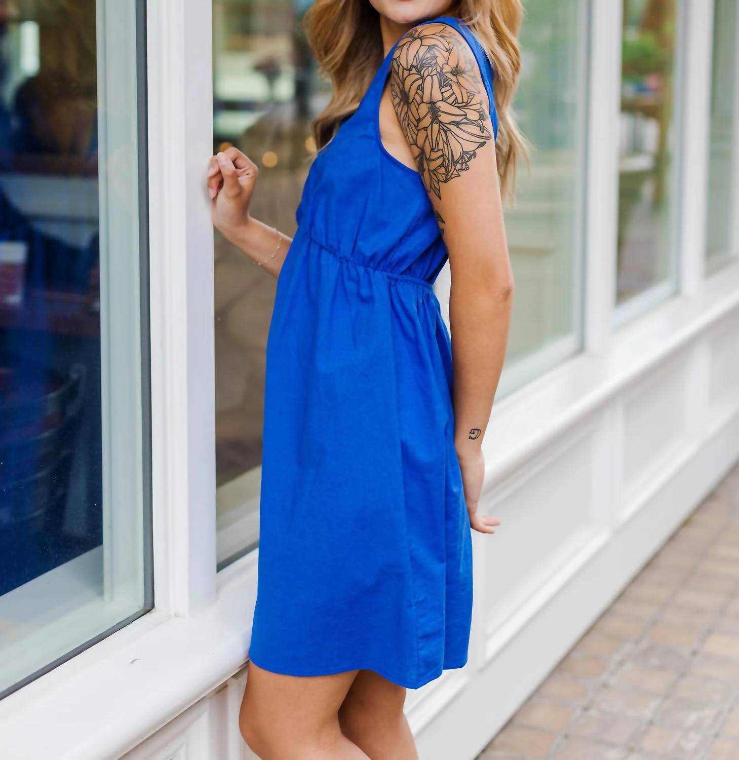 Lovestitch - Feelings Are Mutual Linen Mini Dress