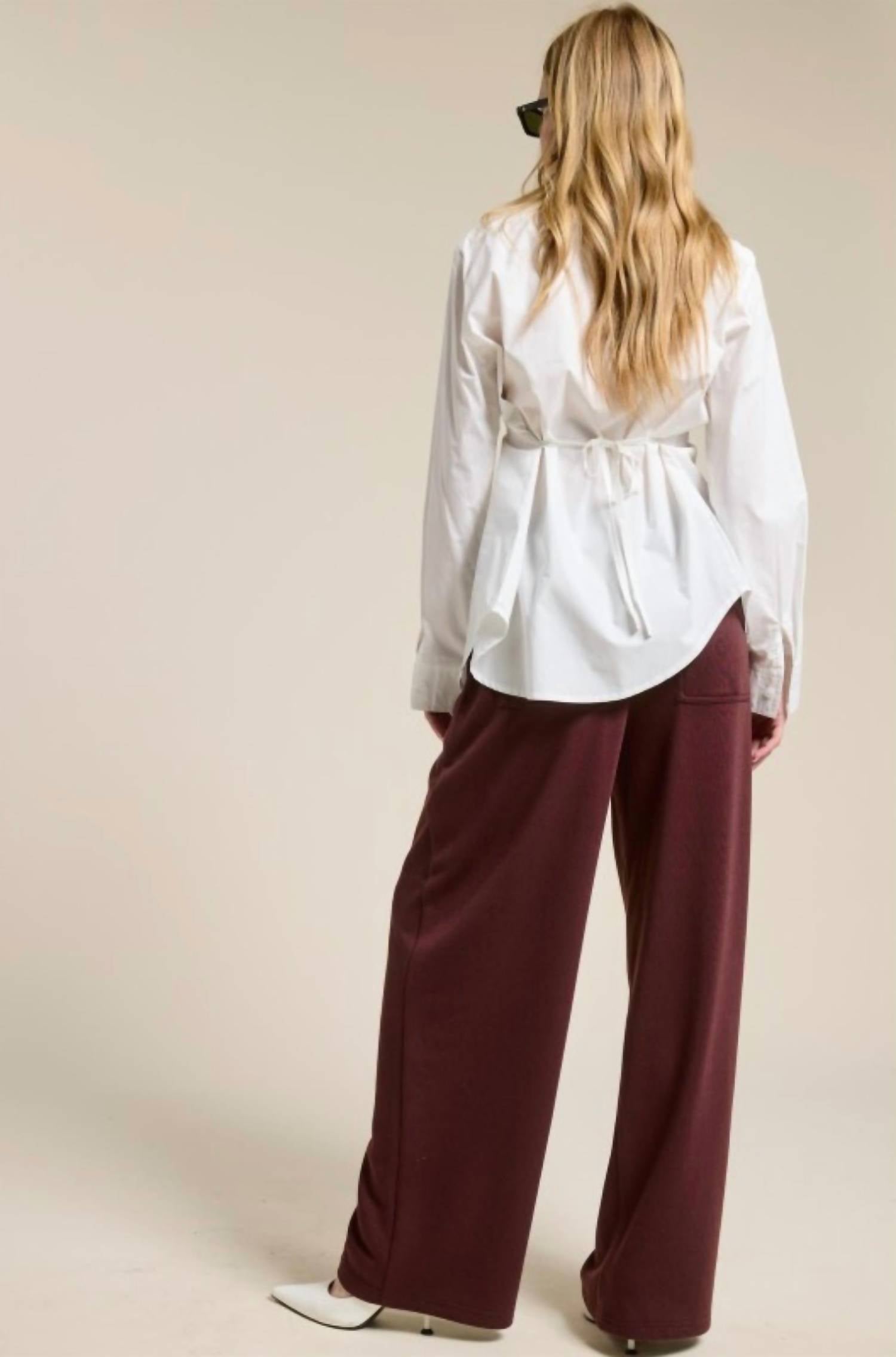 Mimosa - Midtown Pleated Sweat Trouser