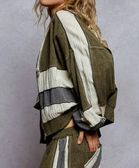 Pol - Vintage Hooded Zip Top