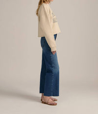 Favorite Daughter - Cropped Collegiate Sweatshirt