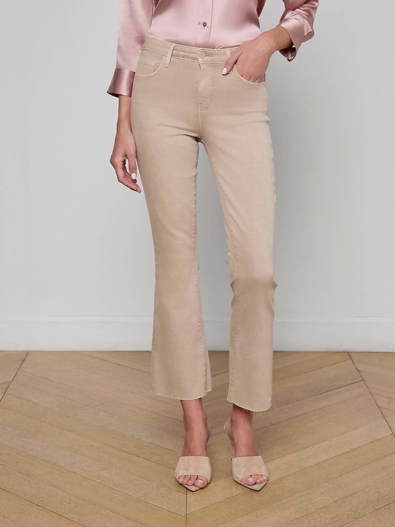 L'Agence - Kendra High Rise Crop Flare Jean