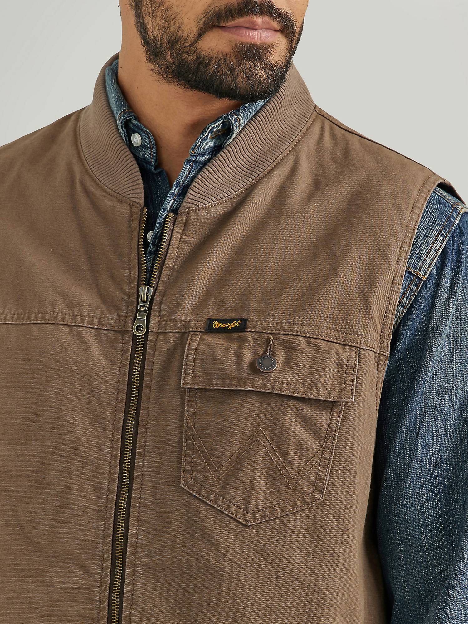 Wrangler - Men's Zipper Vest