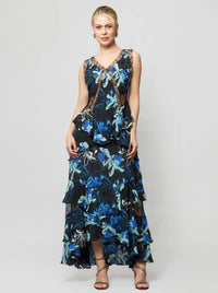 Solgo Atelier - Alexa Orchid Silk Maxi Dress