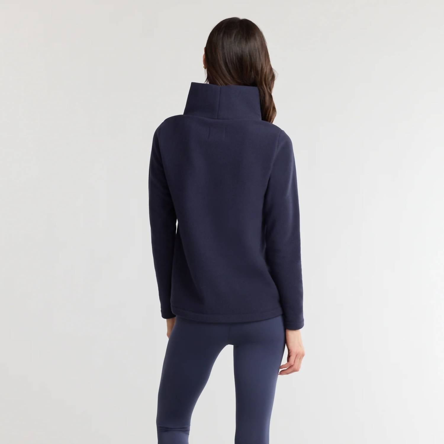 Dudley Stephens - Greenpoint Vello Fleece Turtleneck Sweater
