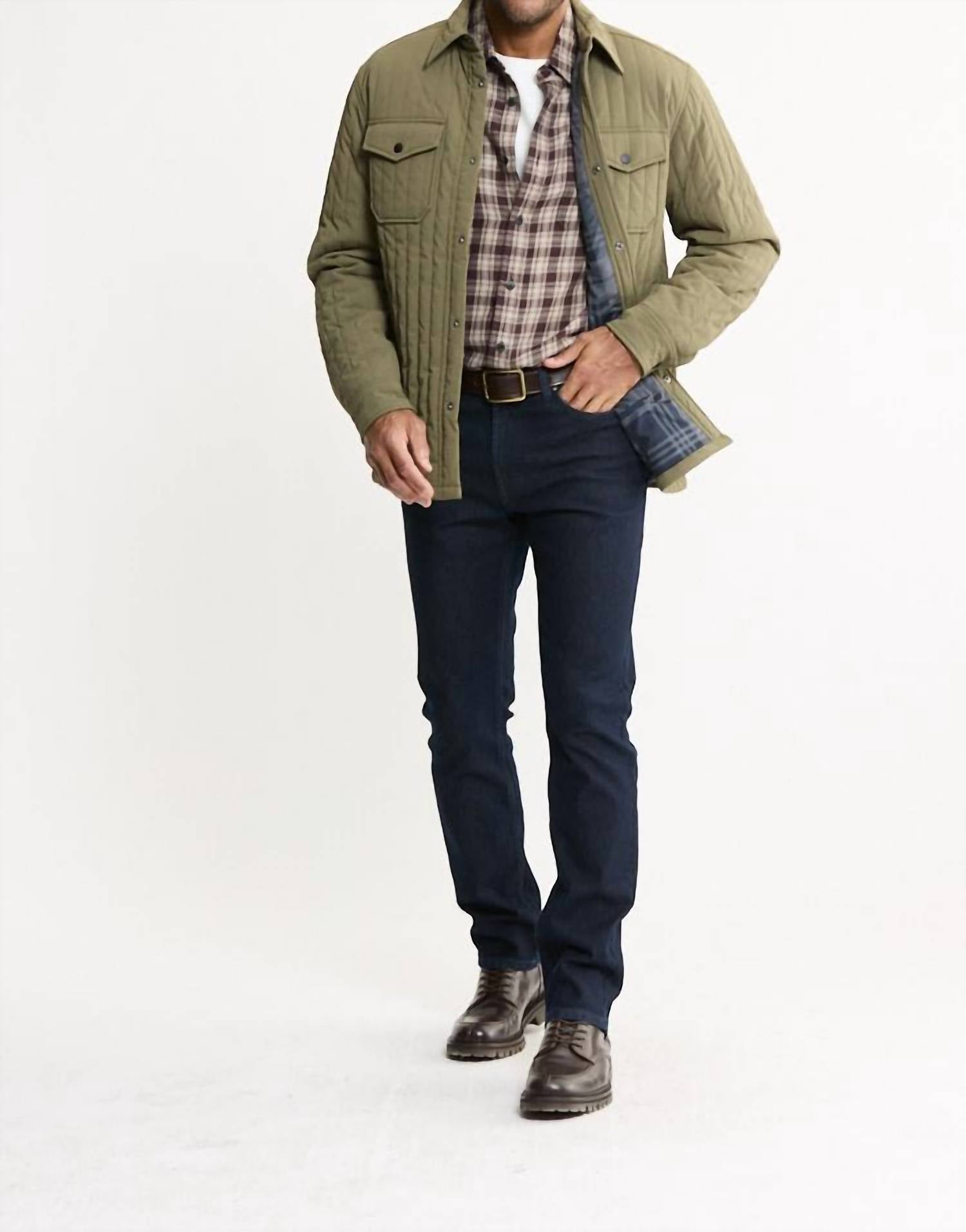 Jachs New York - Long Sleeve Quilted Tech Ripstop Jacket
