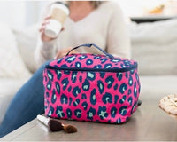 Viv & Lou - Women's Leopard Cosmetic Case