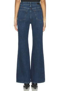 DL1961 - Women's Claira Contoured Instasculpt Straight Bootcut Jeans in blue - women's jeans - view 4