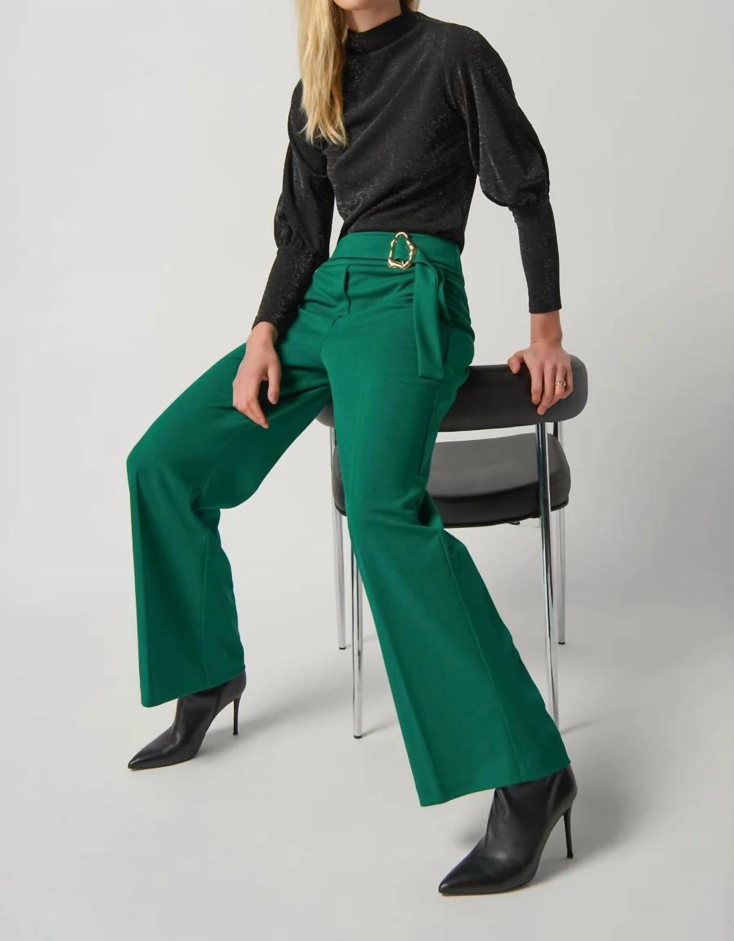 Joseph Ribkoff - BELTED WIDE LEG PANT