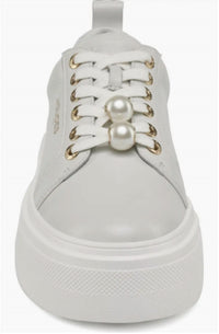 J/Slides - Women's Aria Leather Platform Sneakers