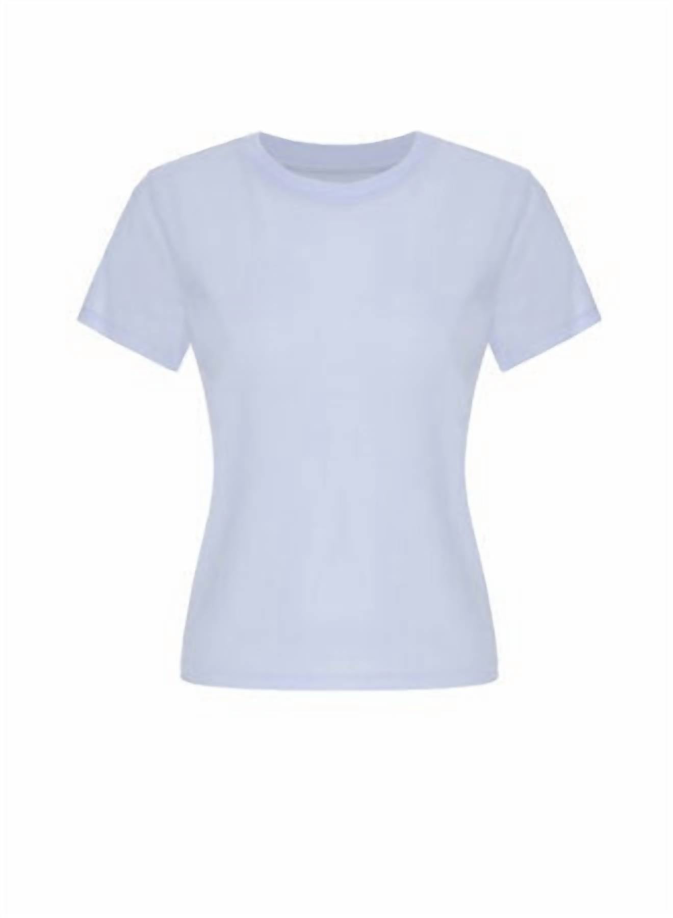 Frame - Women's Baby Round Neck Short Sleeve Top