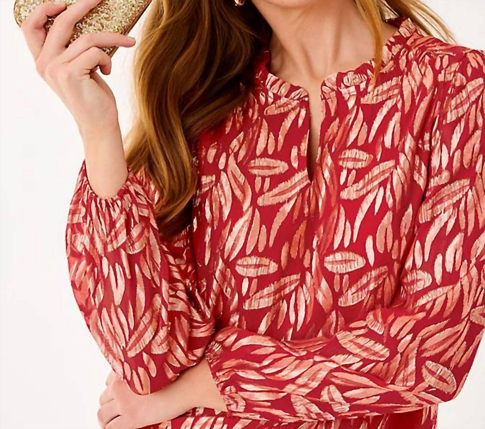 Lilly Pulitzer - Women's Giana Long Sleeve Silk Top