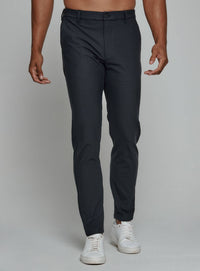 7Diamonds Infinity Athletic Chino Pant in charcoal - men's pants