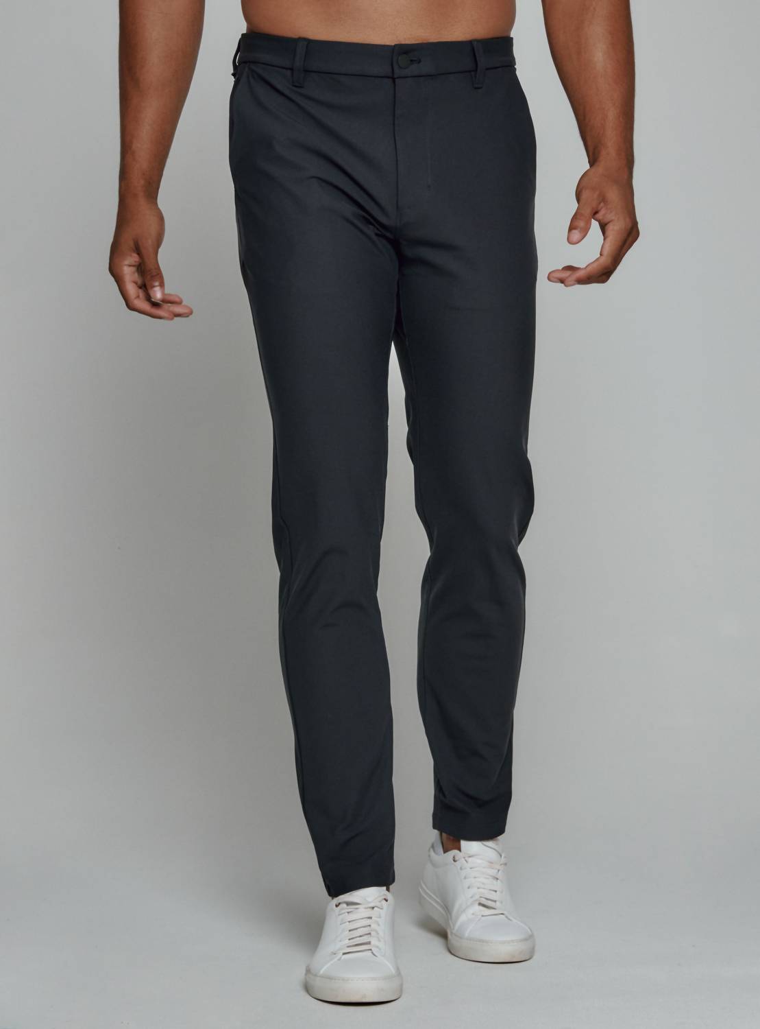 7Diamonds Infinity Athletic Chino Pant in charcoal - men's pants