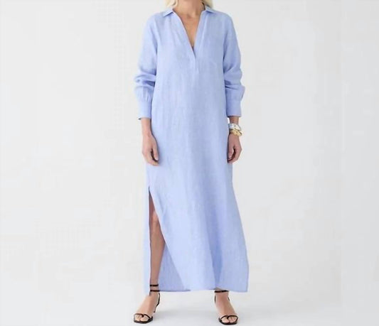 J.Crew - Bungalow Linen Maxi Popover Dress