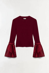 Simkhai - Agata Taffeta Knit Top