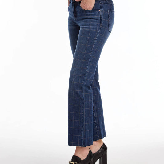 Fdj - Christina Pattern Straight Ankle Jean