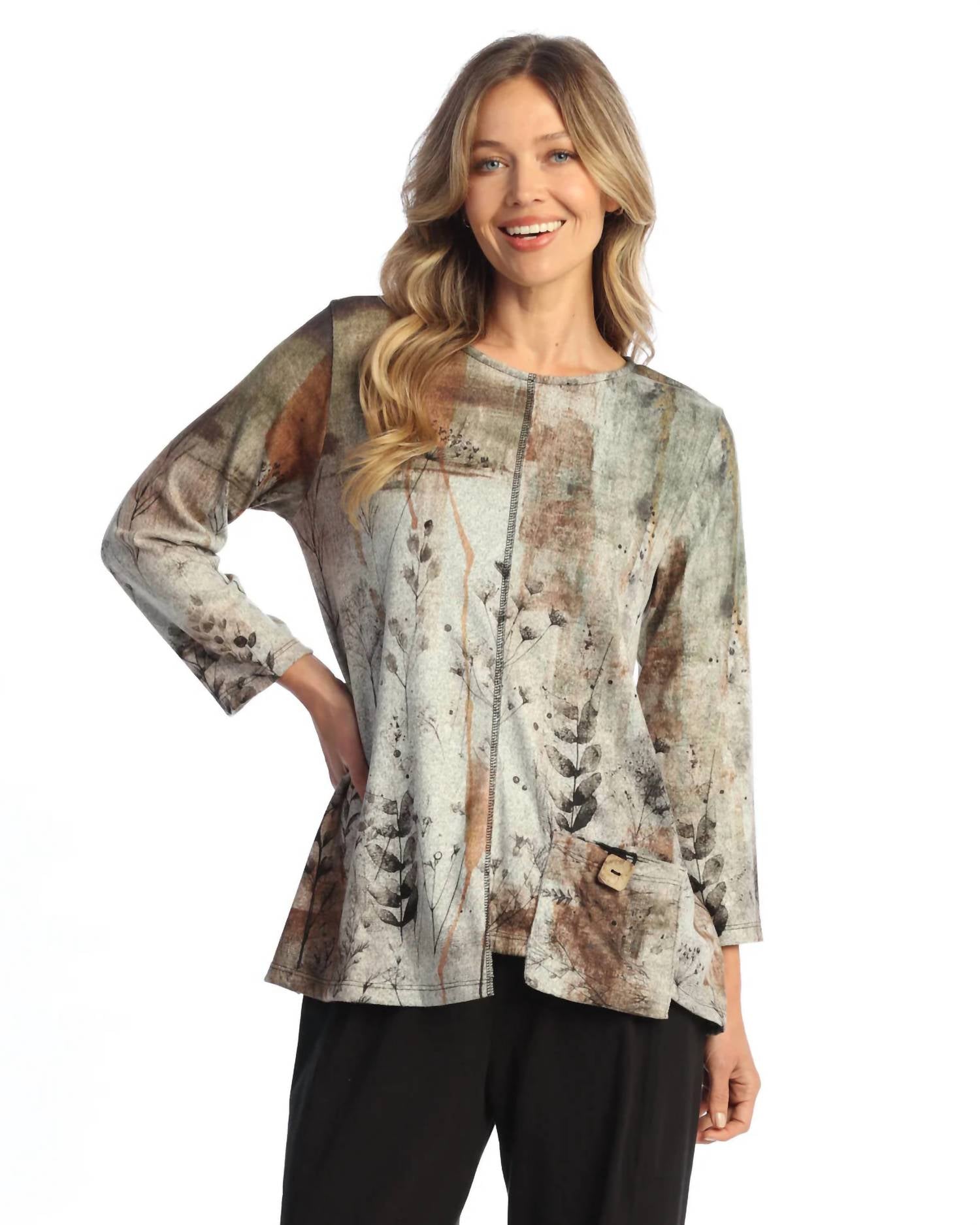 Jess & Jane - Day Dream French Brushed Tunic