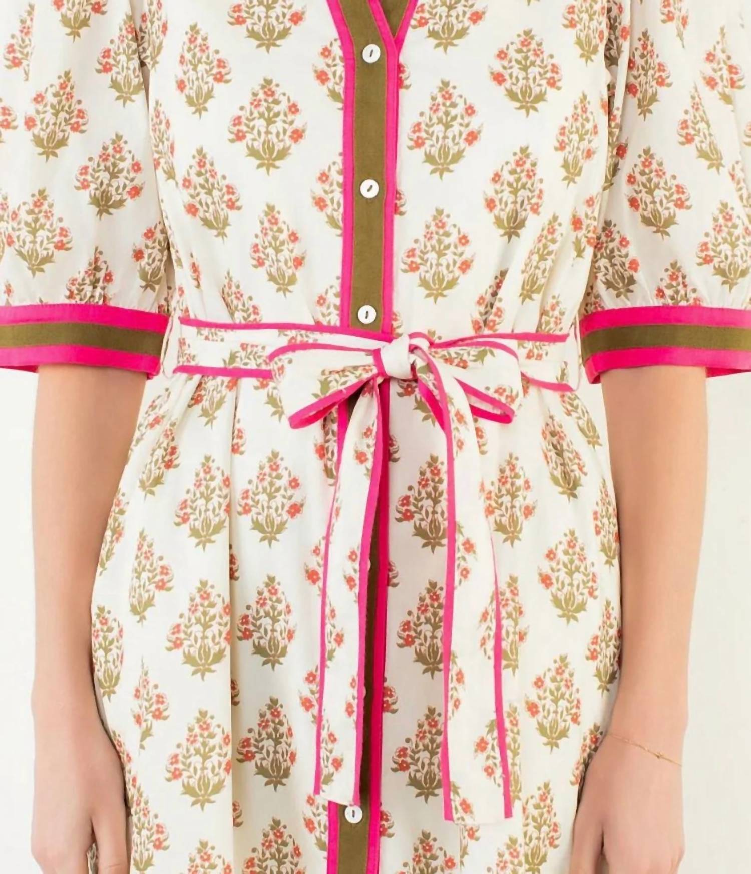 Thml - Jodie Floral Collared Dress
