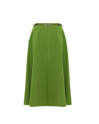 Theo The Label - Women's Harmonia Embroidered A Line Skirt