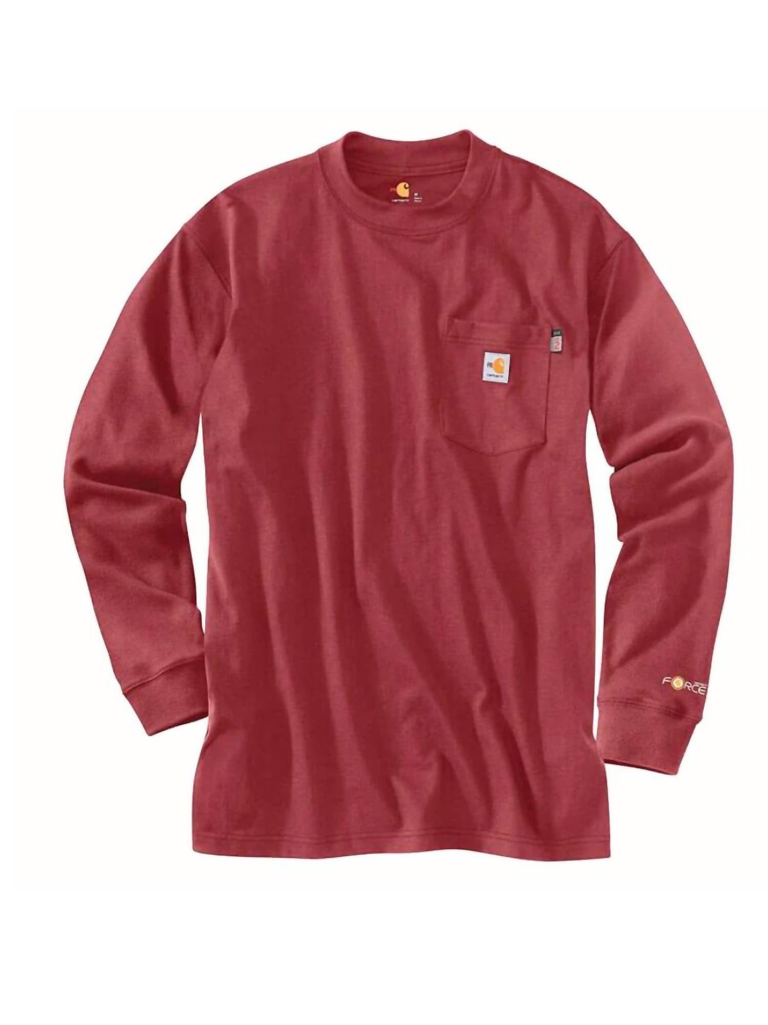 Carhartt - Men's Flame Resistant Cotton Long Sleeve T-shirt. - Tall