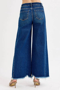 Risen - Chatter High Rise Ankle Wide Jeans