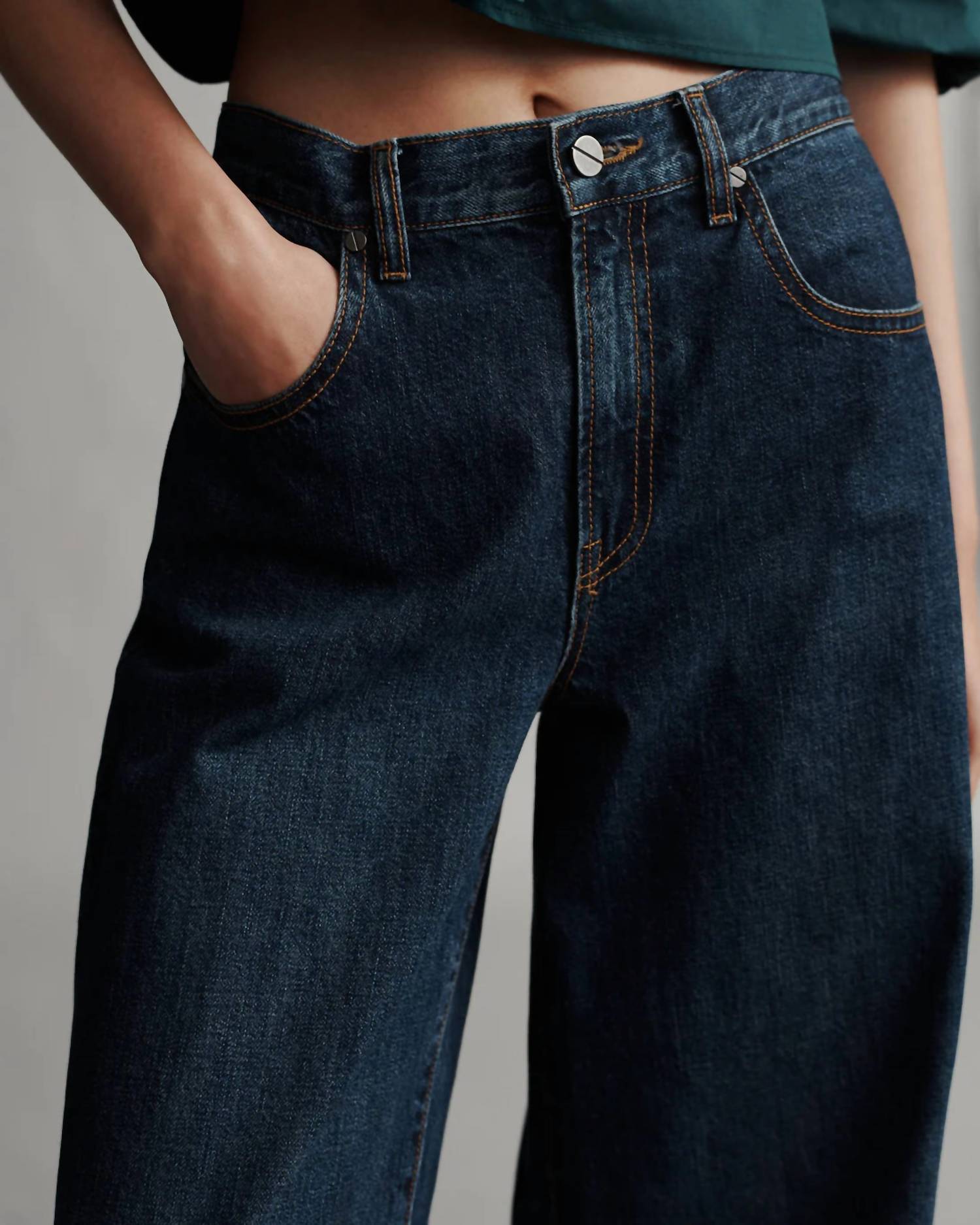Twp - Vintage Mid-rise Wide Leg Jean