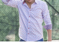 Eight X - Jacquard Shirt With Trim