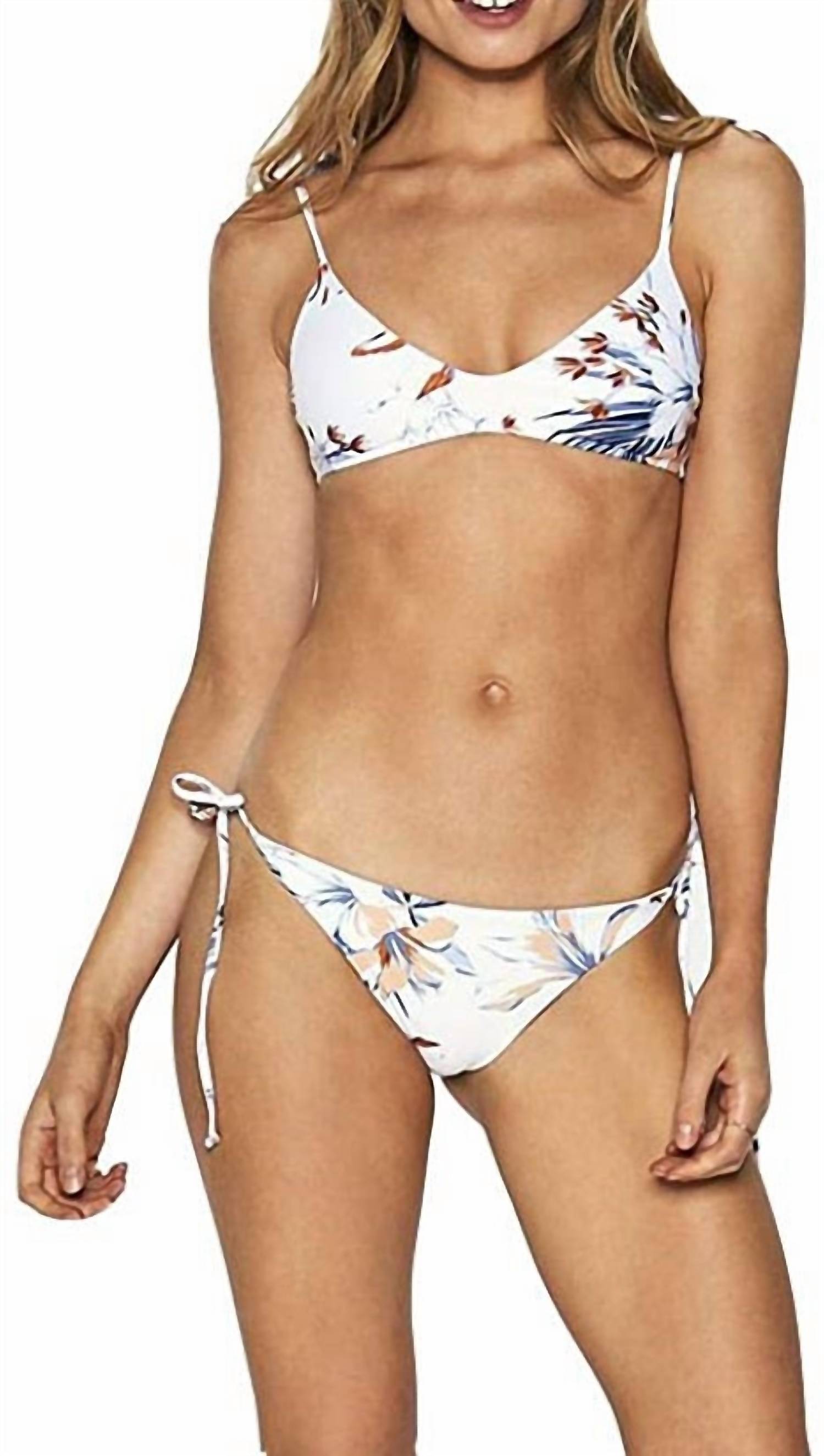 Lily Itsy Seamless Fit Tie Strap Bikini Bottom Swimsuit