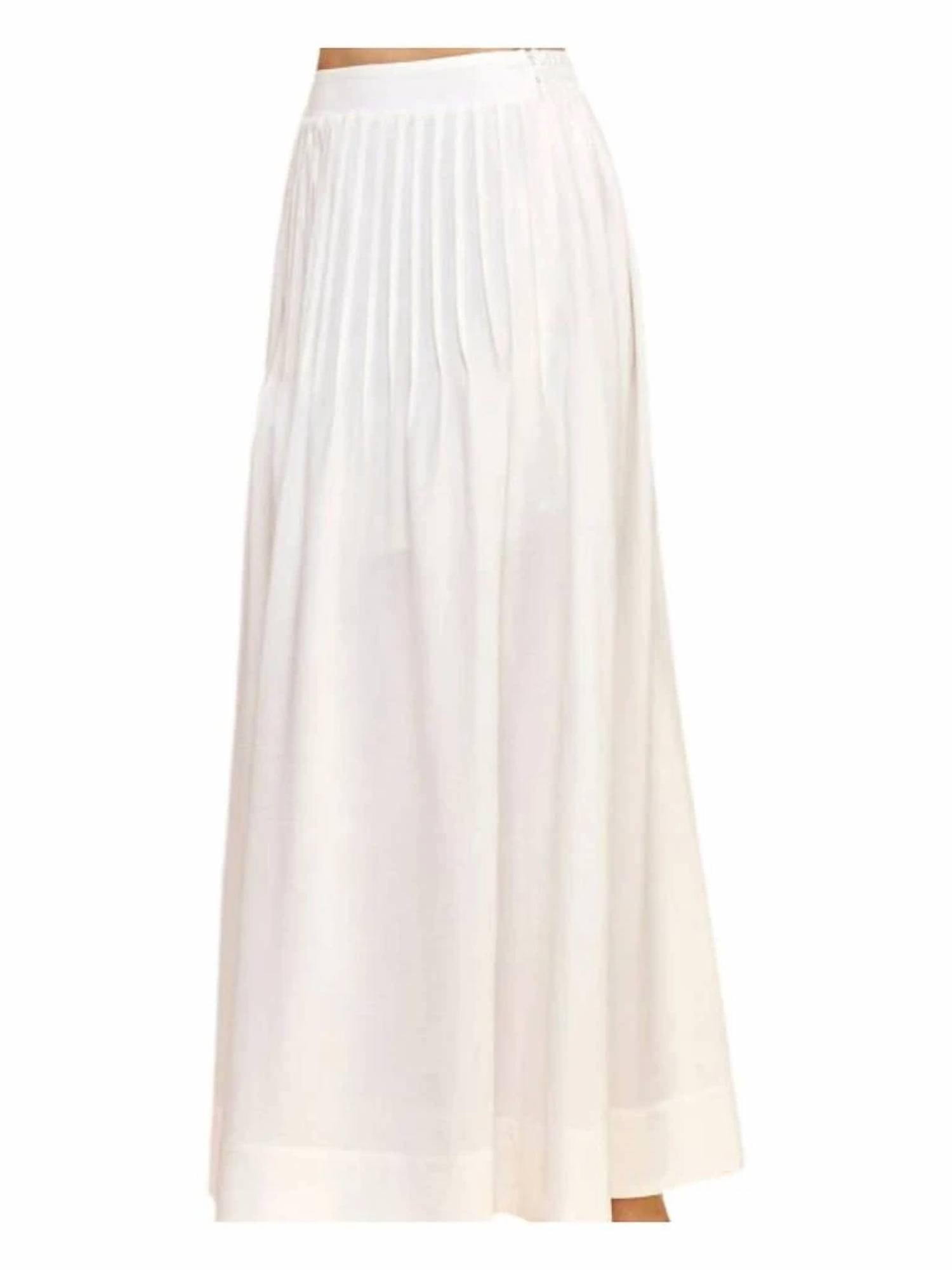 Pinch - Women’s Pintuck A-line Maxi Skirt