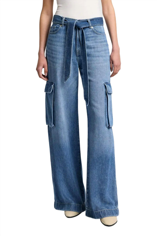 7 For All Mankind - Dream Cargo Palazzo Denim Jeans