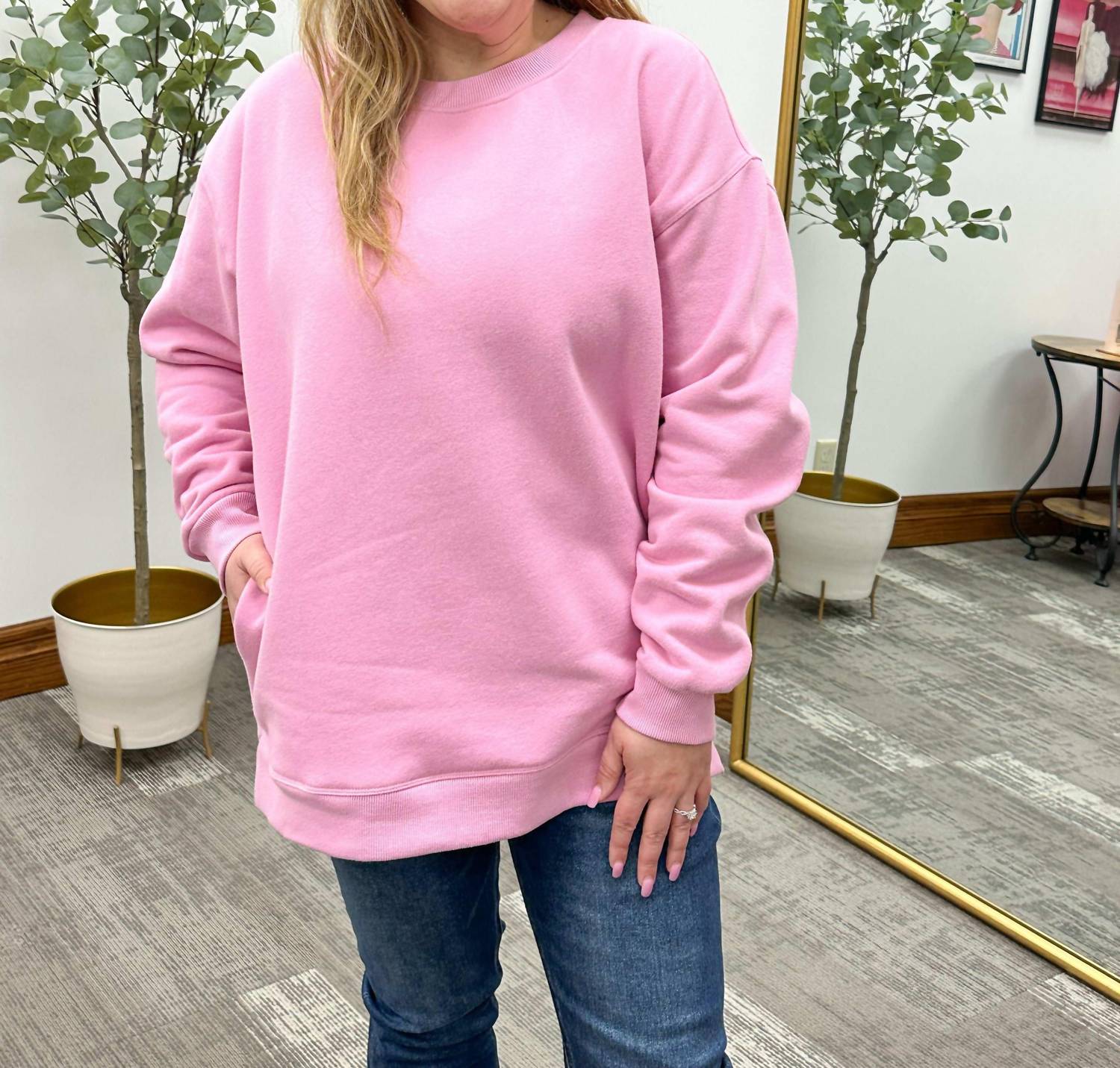 Yelete - Shelby Oversized Fleece Sweatshirt